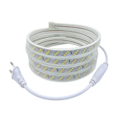 Ruban LED 220V Recoupable IP65 2835 180LED/m Triple Rangée (vendu sur mesure au mètre) - Blanc Neutre 4000K - 5500K - SILAMP