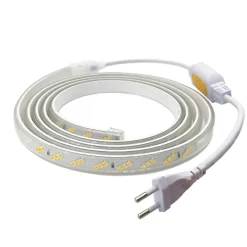 Ruban LED 220V Recoupable IP65 2835 180LED/m Triple Rangée (vendu sur mesure au mètre) - Blanc Chaud 2300K - 3500K - SILAMP