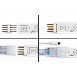 Ruban LED 220V RGB Recoupable 5050 IP65 50M 60LED/m + Télécommande - SILAMP