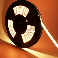 Ruban LED 220V 75W 15Wm 12mm 120 LEDs SMD2835m Silicone IP67 Coupure tous les 10cm 5m 115lmW 2700K Lumière chaude