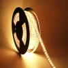 Ruban LED 220V 360W 15Wm 12mm 120 puces SMD2835 Silicona IP67 Coupe tous les 10 cm 20m 115lmW 2700K Blanc chaud
