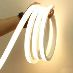 Ruban LED 220V 10x10mm IP65 Finition Continue (vendu sur mesure au mètre) - Blanc Neutre 4000K - 5500K - SILAMP