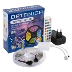 Ruban LED 36W DC12V 60 LED/m 5m RGB + Adaptateur Secteur et Contrôleur - SILAMP