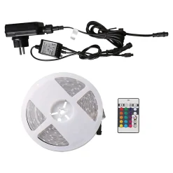 Ruban lumineux Ammasy LED intégrée variation de couleurs IP65 dimmable 1200lm 13W L.300cm blanc GoodHome