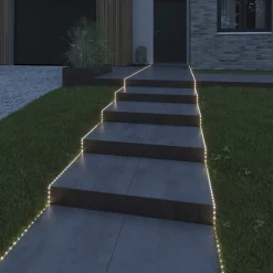 Ruban lumineux Berin LED intégrée variation de couleurs IP65 dimmable 155W L.1500cm blanc GoodHome