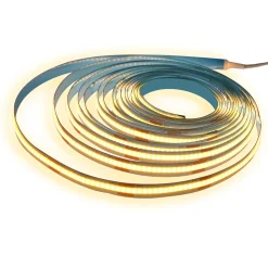 Ruban lumineux Cacella LED intégrée blanc chaud IP20 2000lm 24W L.500cm jaune GoodHome