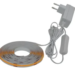 Ruban lumineux Cacella LED intégrée blanc chaud IP20 2000lm 24W L.500cm jaune GoodHome