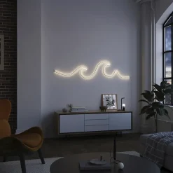 Ruban lumineux néon Almeida LED intégrée variation de couleurs IP20 dimmable 22W L.500cm blanc Goodhome