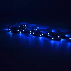 Ruban lumineux synchronisation musicale Baldaia LED intégrée variation de couleurs IP20 dimmable 5W L.400cm noir GoodHome