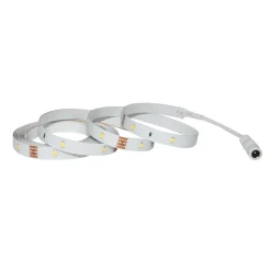Ruban lumineux Waldeck LED intégrée blanc neutre IP20 1200lm 16W L.300cm blanc GoodHome