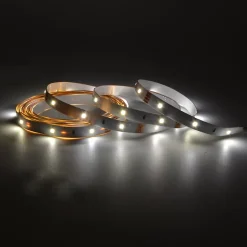 Ruban lumineux Waldeck LED intégrée blanc neutre IP20 2000lm 22W L.500cm blanc GoodHome