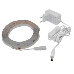 Ruban lumineux Waldeck LED intégrée blanc neutre IP20 2000lm 22W L.500cm blanc GoodHome