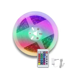 Ruban 12V 5M 30LED/m RGBCW avec télécommande - SILAMP