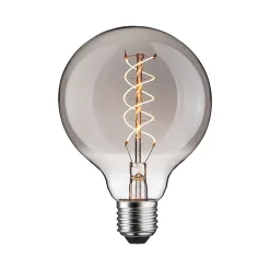 Rustic Shine Standard 230 V Globe LED Filament en forme de S 170lm 4,2W 1800K gradable Verre fumé