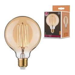 Rustic Shine Standard 230 V Globe LED Filament en forme de I 300lm 4,2W 1800K gradable Doré