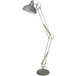 Searchlight Goliath Lampadaire Gris & Chrome