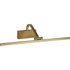 Searchlight Picture Lights - Applique murale à 1 ampoule DEL intégrée Or brossé