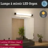 Selection Bathroom Éclairage de miroir LED Orgon Socket IP44 3000K 850lm 230V 10,5W Noir