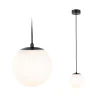 Selection Bathroom Luminaire en suspension LED Gove IP44 3000K 900lm 9W Noir mat Satiné