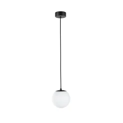 Selection Bathroom Luminaire en suspension LED Gove IP44 3000K 900lm 9W Noir mat Satiné