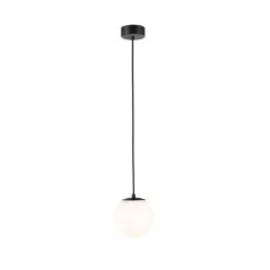 Selection Bathroom Luminaire en suspension LED Gove IP44 3000K 900lm 9W Noir mat Satiné