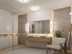 Selection Bathroom Plafonnier Gove IP44 G9 230V max. 20W gradable Chrome Satiné