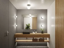 Selection Bathroom Plafonnier Gove IP44 G9 230V max. 20W gradable Chrome Satiné