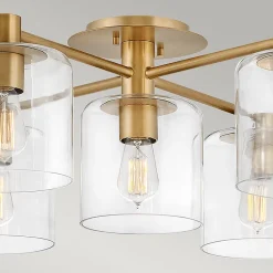 Semi-plafonnier Axel 5 lumières