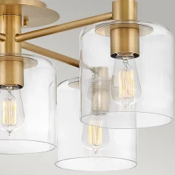 Semi-plafonnier Axel 5 lumières