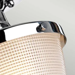 Semi-plafonnier Dublin 1 lumière - Chrome poli