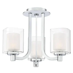 Semi-plafonnier Kolt 3 lumières