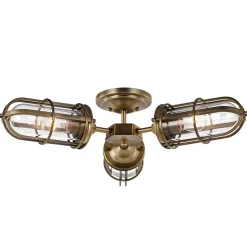 Semi-plafonnier Urban Restoration 3 lumières
