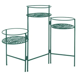 Set de 3 portes plantes - métal - noir - Atmosphera