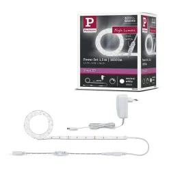 SimpLED Power Strip LED Blanc neutre avec Dimm/Switch Kit complet 1,5m revêtue 17W 1100lm/m 72 LEDs/m 4000K 24VA