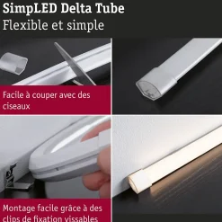 SimpLED Strip LED Delta Kit complet 3m revêtue 11,5W 660lm/m 3000K