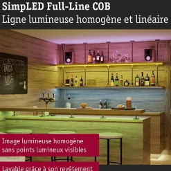 SimpLED Strip LED Full-Line COB Kit complet 5m 14,5W 140lm/m 840 LEDs/m RGB 24VA