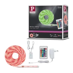 SimpLED Strip LED RGB Kit complet 5m revêtue 17W 120lm/m 30 LEDs/m RGB 24VA