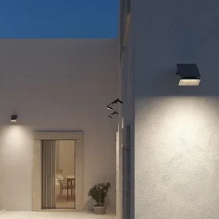 Sky Solar Sensor - Lampe solaire LED avec détecteur mouvement et de crépuscule, 8 W, 1 600 lm, 4000K, IP54 - Beneito Faure - Noir