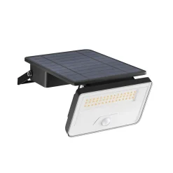Sky Solar Sensor - Lampe solaire LED avec détecteur mouvement et de crépuscule, 8 W, 1600 lm, 4000K, IP54 - Beneito Faure - Blanc