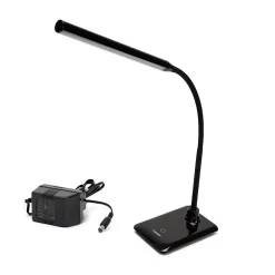 SLIM: Lampe de bureau LED 510 lumen, 6W, interrupteur tactile, noir
