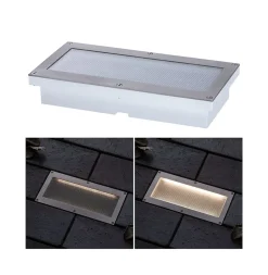 Solar Encastré de sol LED Aron Détecteur de mouvement IP67 3000K 40lm Blanc