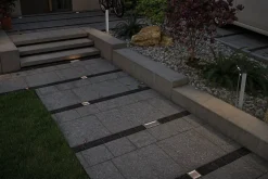 Solar Encastré de sol LED Aron Détecteur de mouvement IP67 3000K 12lm Blanc