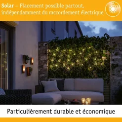 Solar Guirlande LED Soala IP44 3000K 30x3lm Noir