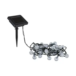 Solar Guirlande LED Soala IP44 3000K 30x3lm Noir