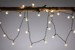 Solar Guirlande LED Soala IP44 3000K 30x3lm Noir