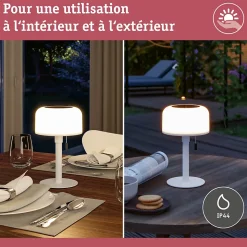 Solar Luminaire rechargeable Bartja IP44 gradable 2700K Blanc