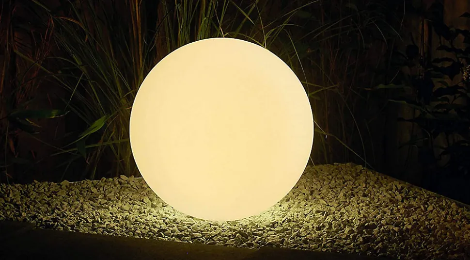 SOLAR NOVA XL: Sphère LED RGB à recharge solaire 30 cm