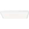 SORELL plafonnier carré blanc LED intégrée 24W plastique - dim.42x42cm - ampoule incluse