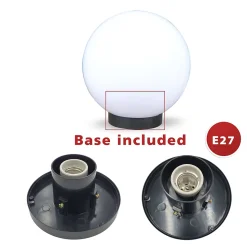 Sphère d'extérieur en PMMA, 300mm, E27, blanche