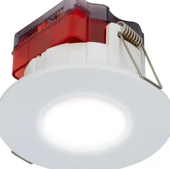 Spot à Led encastrable dimmable 550 lm Ø.9 cm Luceco vendu par 5 pièces